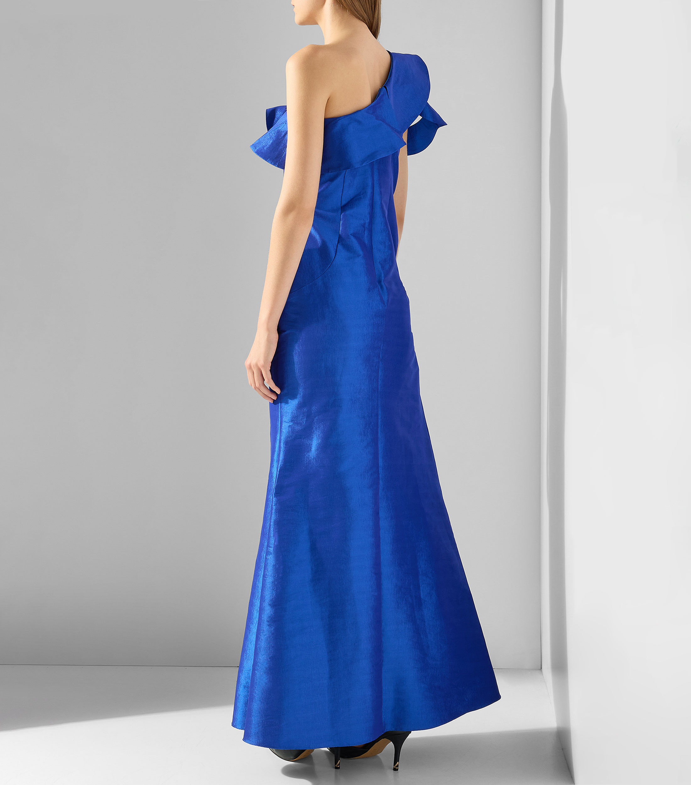 Vestido de fiesta largo liso Mujer